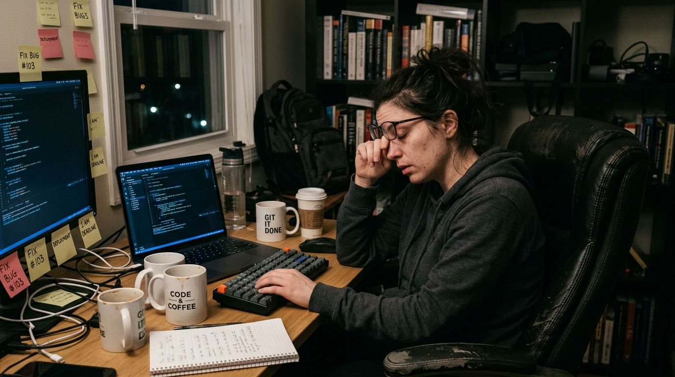 Slack patterns reveal burnout